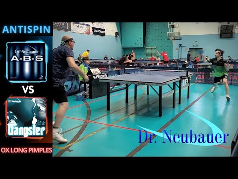 OX LONG PIMPLES vs ANTI-SPIN | Close To The Table Battle ⚔️ | Dr. Neubauer Gangster vs A-B-S