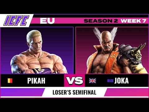 PiKaH (Geese) vs RIZE JoKa (Heihachi) - ICFC EU: Season 2 Week 7 - Loser's Semifinal