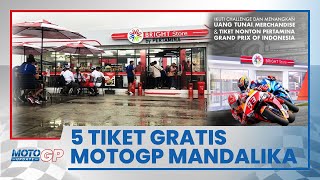 Pertamina Melalui Bright Race Challenge Menyediakan Hadiah 5 Tiket Gratis Nonton MotoGP Mandalika