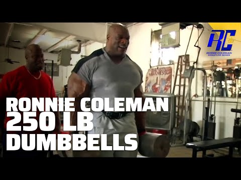 Ronnie Coleman 250 lb Dumbbell Shoulder Workout | 1080 HD | Relentless | Ronnie Coleman