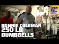 Ronnie Coleman 250 lb Dumbbell Shoulder Training | 1080 HD | Relentless