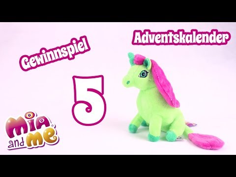 Plüsch-Ponyeinhorn Yatu - 5. Adventstürchen - Mia and me