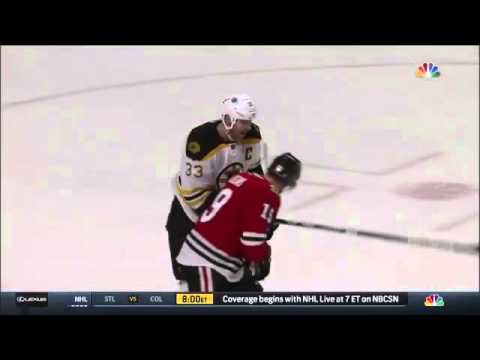 Toews and Chara Go At It (4/3/16) + Jonathan Toews swears, then meditates