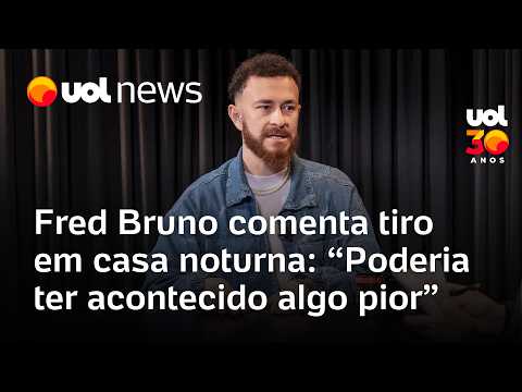 Fred Bruno após tiro em casa noturna: ‘Poderia ter acontecido algo pior’