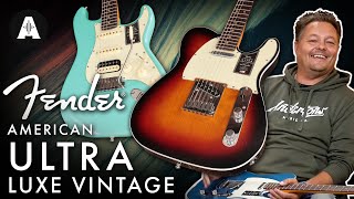 Video thumbnail for Fender American Ultra Luxe Vintage - Perfect Combination of Vintage and Modern with a Nitro Finish! by Andertons Music Co