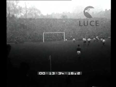 Moments from the Italy-England football match