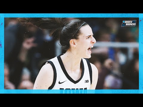 Caitlin Clark Drops 41 PTS, 12 AST vs. LSU in Elite Eight | 2024 March Madness