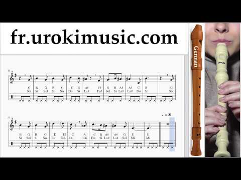 Cours de Flute à bec (G.) Harry Potter - Hedwig's Theme Tuto Partitions um-i829