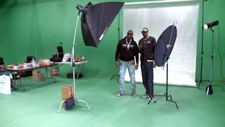 MASTER P AND SNOOP DOGG G&#39;D UP FROM THE FEET UP IN FRESH MONEYATTI KICKS