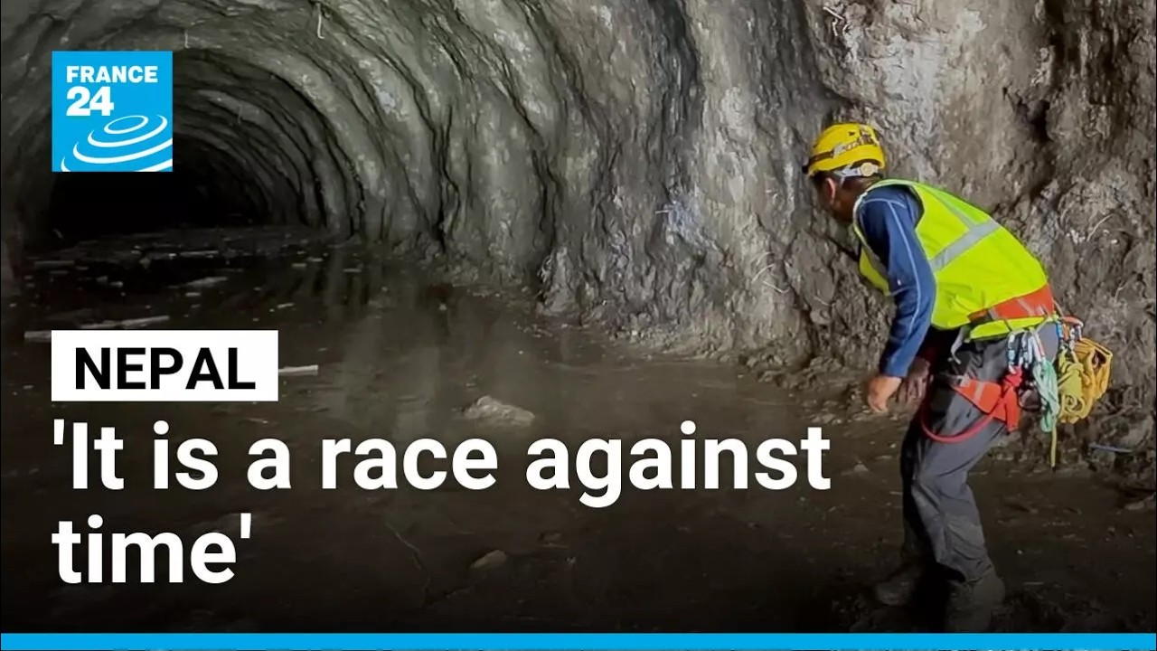 Search continues for tunnel workers in Nepal floods • FRANCE 24 English