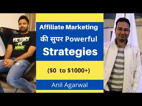 Affiliate Marketing Powerful Working Strategies To Make Money Online With Anil Agarwal