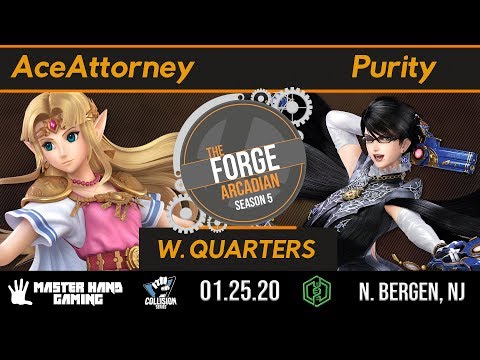 The Forge S5:E1 - AceAttorney (Zelda) Vs. Purity (Bayonetta) - W Quarterfinals