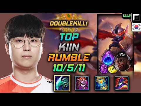 Rumble Top Build Kiin Night Harvester Arcane Comet - LOL KR Challenger Patch 13.13