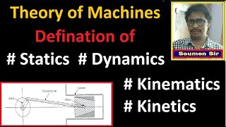 Theory of Machines | Introduction to Theory of Machines | Statics | Dynamics | Kinematics | Kinetics