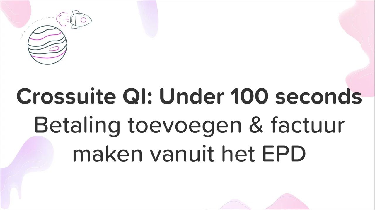 2. Betaling toevoegen en factuur maken vanuit het EPD