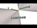 Lampoon 9 Nouns Which Mean Lampoon Sentence Examples