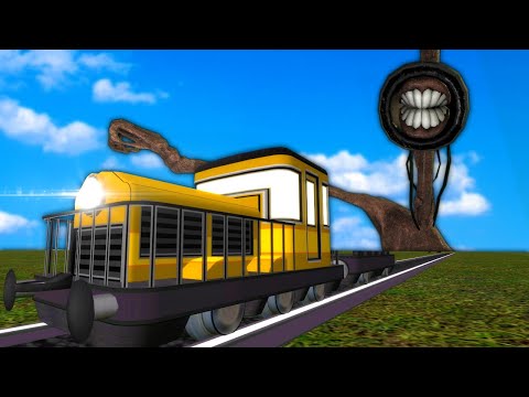 SIREN HEAD ATTACKED OUR TOY TRAIN IN GMOD! - Garry's Mod Multiplayer