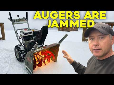 Snowblower Won't Blow Snow! HOW-TO Replace Auger Belt