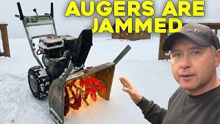 Snowblower Won't Blow Snow! HOW-TO Replace Auger Belt