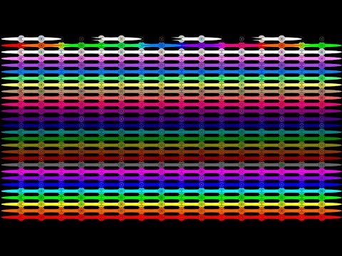 Worms Model Survival Race ASRM in Algodoo