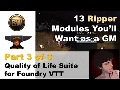 Ripper's Foundry Modules Part 3: Utility and QOL! Config Presets, Dig Down, Patrol, and more!