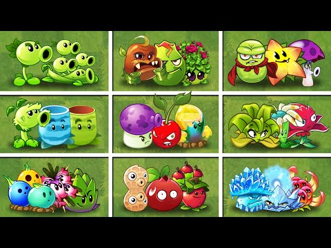 Random 20 Team 3 Plants Max Level - Which Team Plant Will Win? - PvZ 2 Team Plants