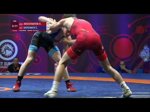 BRONZE FS - 55 kg: H. ABRAHAMYAN (ARM) v. Z. BAYRAMOV (AZE)
