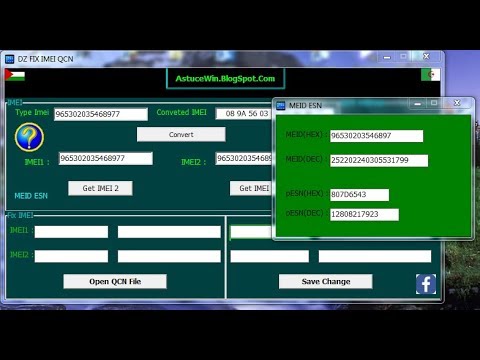 DzFixImeiQcn IMEI QCN Tool (xqcn) (qcn) اصلاح الايمي باستخدام ملف
