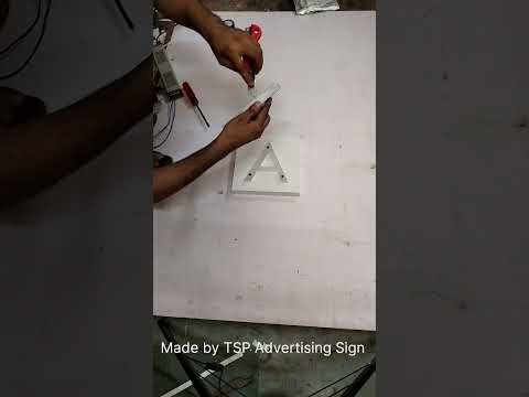 Stainless Steel 3D alphabet