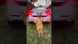 Kids LOVE the Tesla light show 🥰 #shorts #teslamodel3