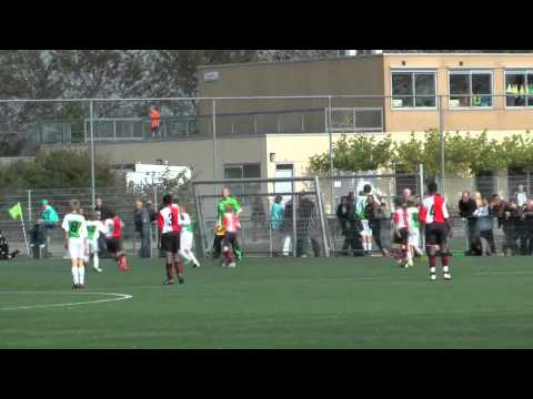Jermain wedstrijd Spijkenisse - Feyenoord D1