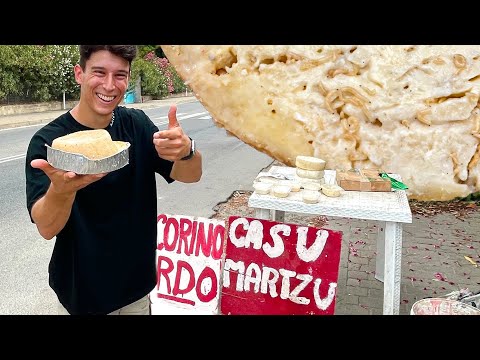 Mangio il formaggio illegale con i vermi