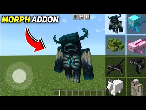 Minecraft PE/BE Morph Addon 1.20.41+ | Insane Transformation
