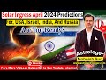 Solar Ingress April 2024 Predictions For USA, Israel, India, And Russia? Get Ready!