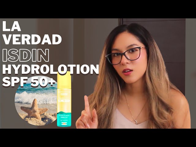 Vídeo relacionado con ISDIN Fotoprotección Hydro Lotion SPF 50, Protector Solar Corporal Bifásico con Protección UVB/UVA SPF 50 y Acción Hidratante que Detoxifica y Revitaliza la Piel, 200 ml
