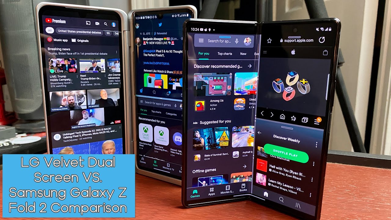 LG Velvet Dual Screen VS. Samsung Galaxy Z Fold 2 - Quick Comparison