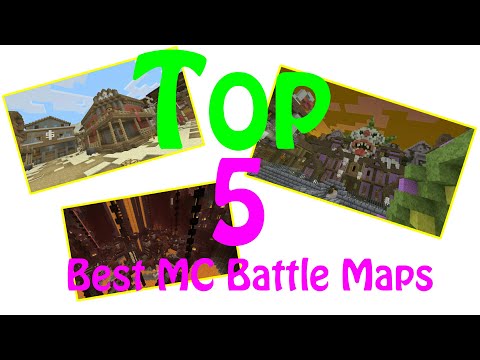 Minecraft Xbox, Playstation, Nintendo Switch / Top 5 Best Battle Maps / ft. Super