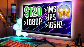 Best 165hz Gaming Monitor For Only $120!? | Jlink E24FP1K | 1080p, IPS, 1ms, HDR & MORE!