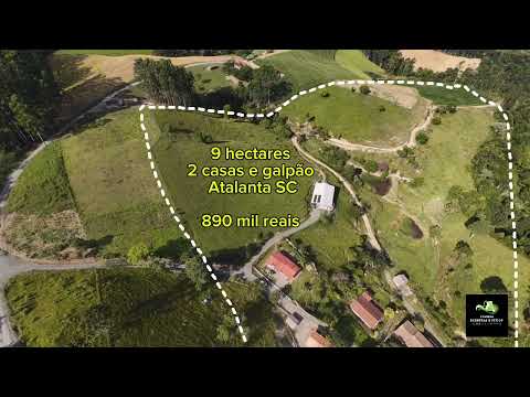 9 hectares Sítio, Atalanta SC, 890 mil reais, 19/02/26