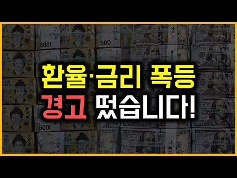 환율·금리 폭등 - 경고 떴습니다