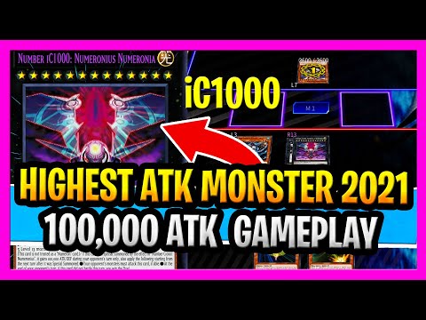 Summoning the Most Powerful Monster In 2021!  Highest ATK in History of YuGiOh Cards iC1000 100,000