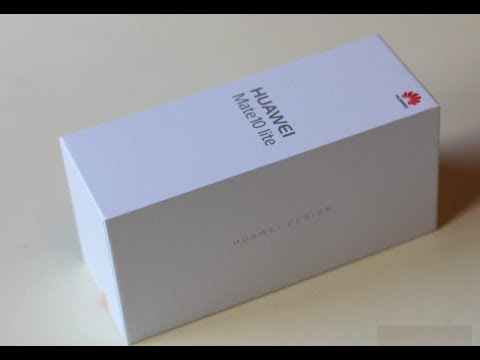 Huawei Mate 10 Lite Quick UNBOXING