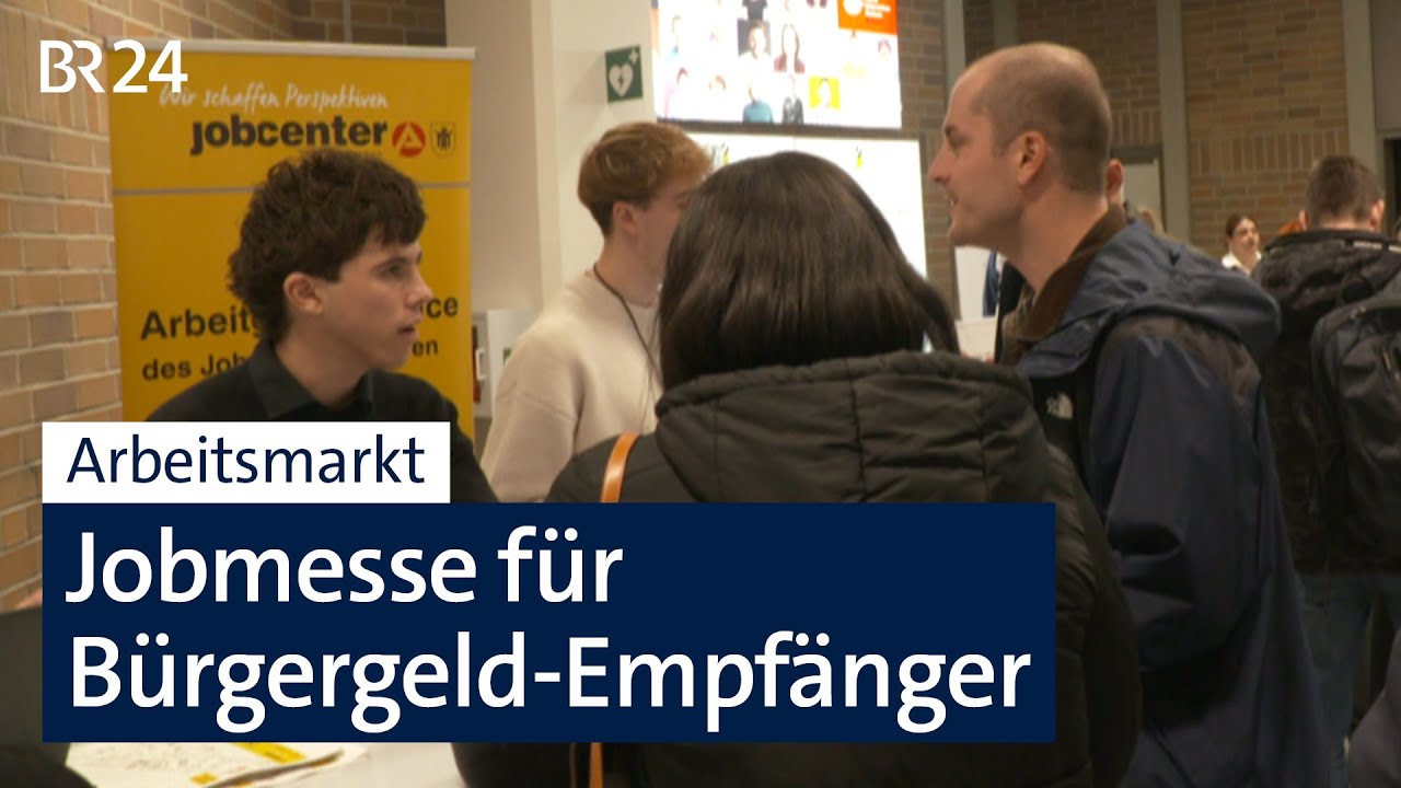 "Career Day" in München will Bürgergeld-Empfänger und Geflüchtete in Arbeit bringen | BR24