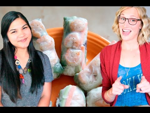 How to make Spring Rolls : Cambodian-Style Spring Roll recipe