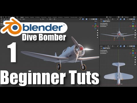 Learn Blender: Make an Airplane