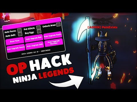 NINJA LEGENDS HACK - AUTO FARMER & FREE OP SWORDS! - ROBLOX