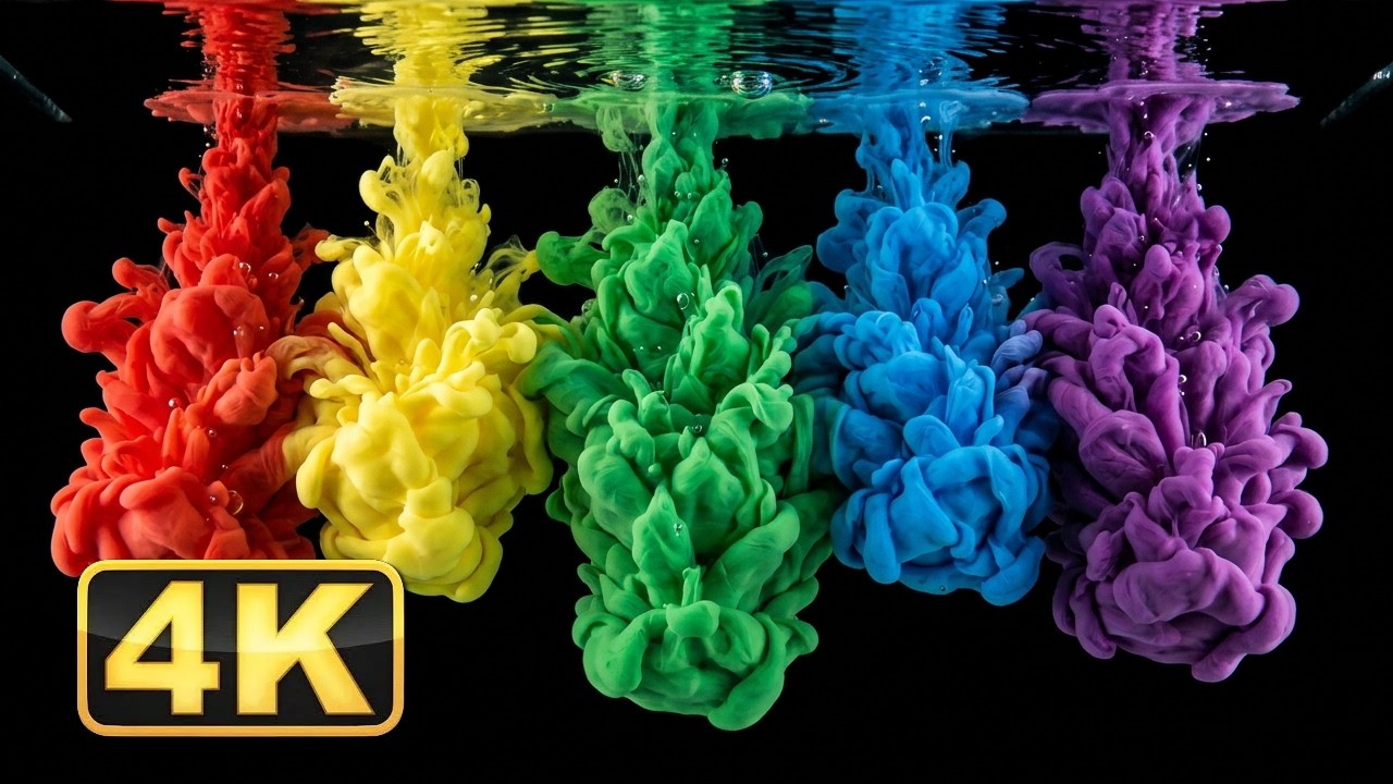 4K Abstract Liquids! V - 9! 12 Hours of Mesmerizing 4K Abstract Liquids for the ULTIMATE Meditation