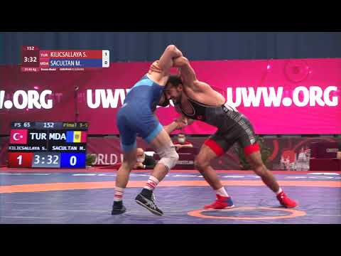 BRONZE FS - 65 kg: S. KILICSALLAYA (TUR) v. M. SACULTAN (MDA)