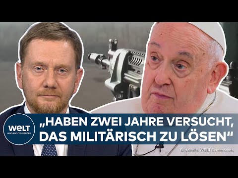 KRIEGSANGST IN DEUTSCHLAND: "Rote Linie, die verschoben wird" Kretschmer für Verhandlungen mit Putin