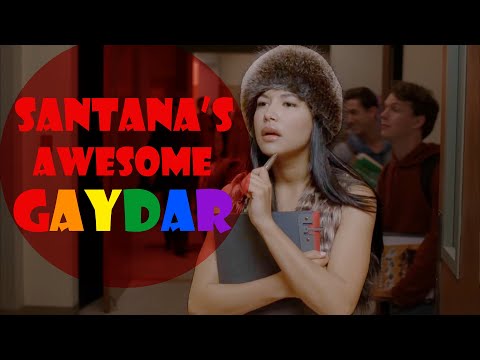 Santana's Awesome Gaydar - Glee